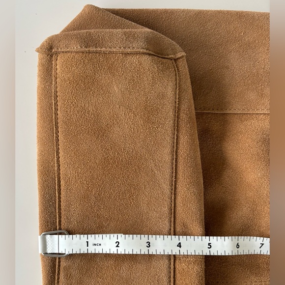 Mango Suede Medium Shopper Bag in Tan - Picture 10 of 12